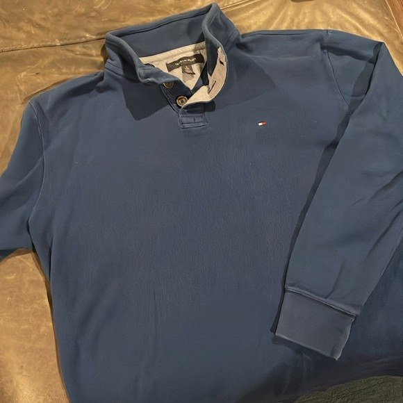 THREE quarter zip sweaters.   Selling all three  together.   Great quality - Picture 7 of 8